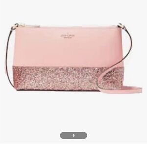 Beautiful pink sparkles Kate spade purse!